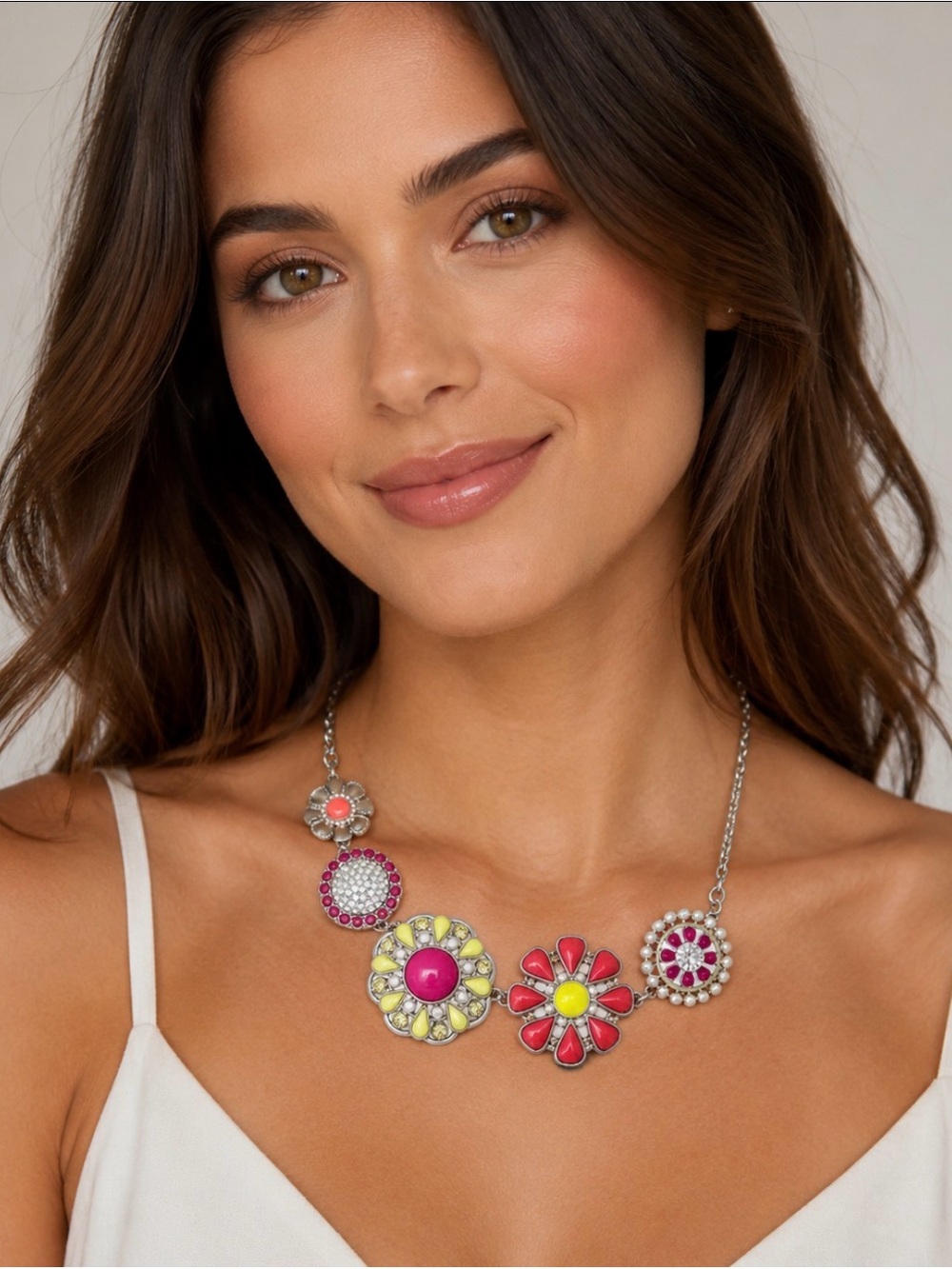 Lia Sophia "FLOWER POT" Necklace